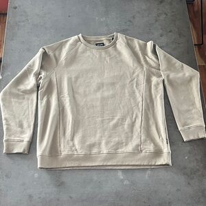 Only & Sons Men's XXL Beige Crewneck Sweater